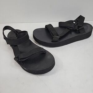 Teva Midform Women's  Sz 7 Leather  Casual Strappy Sandals Activewear Athleisure